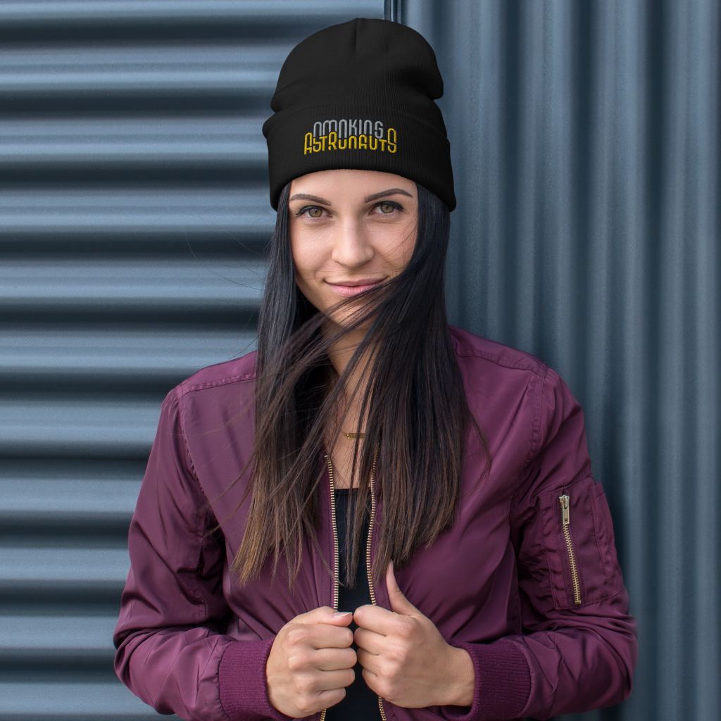 Smoking Astronauts Icon Knit Beanie