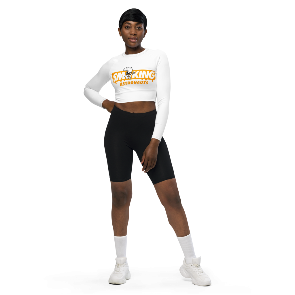 Stellar Chic Long-Sleeve Crop Top
