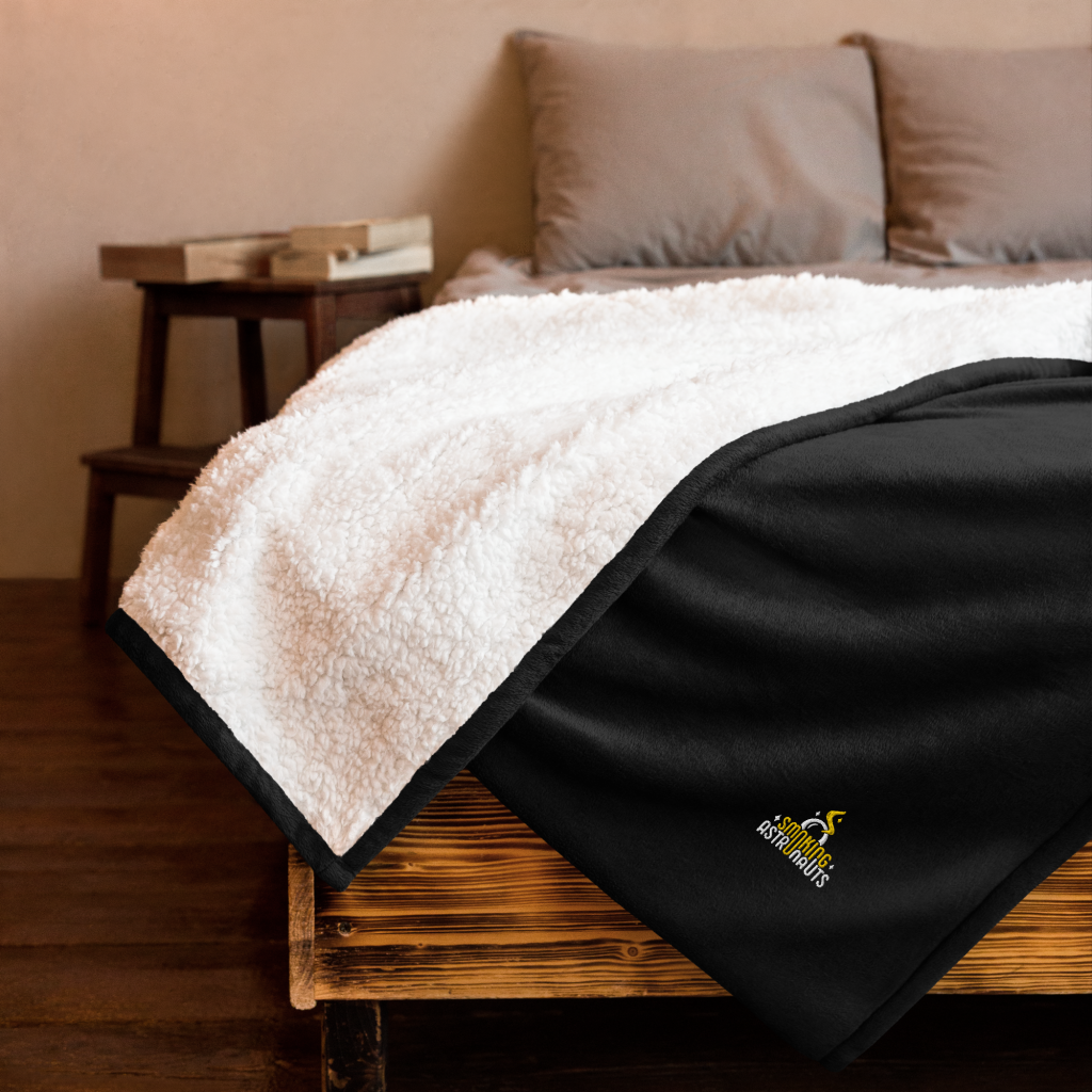 Cozy Astronaut Sherpa Blanket