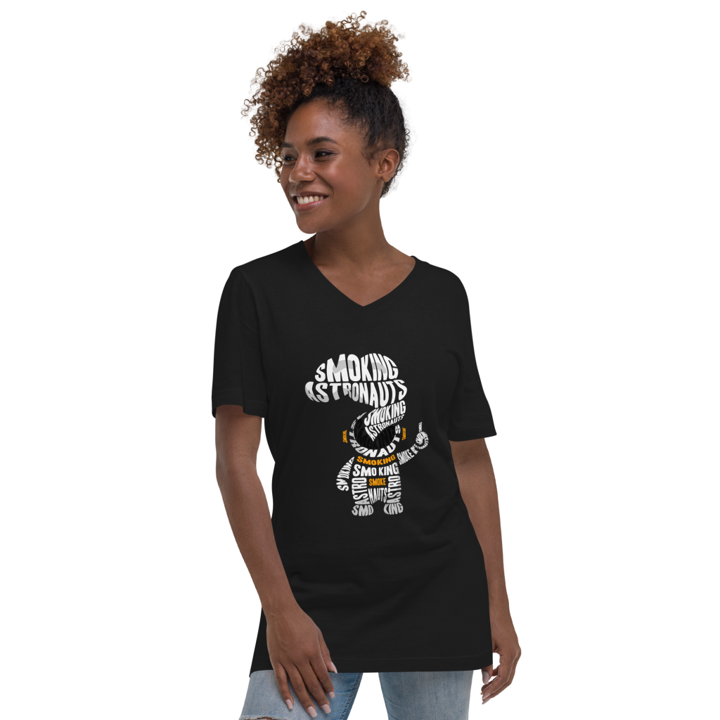 Galaxy Word Art V-Neck Tee