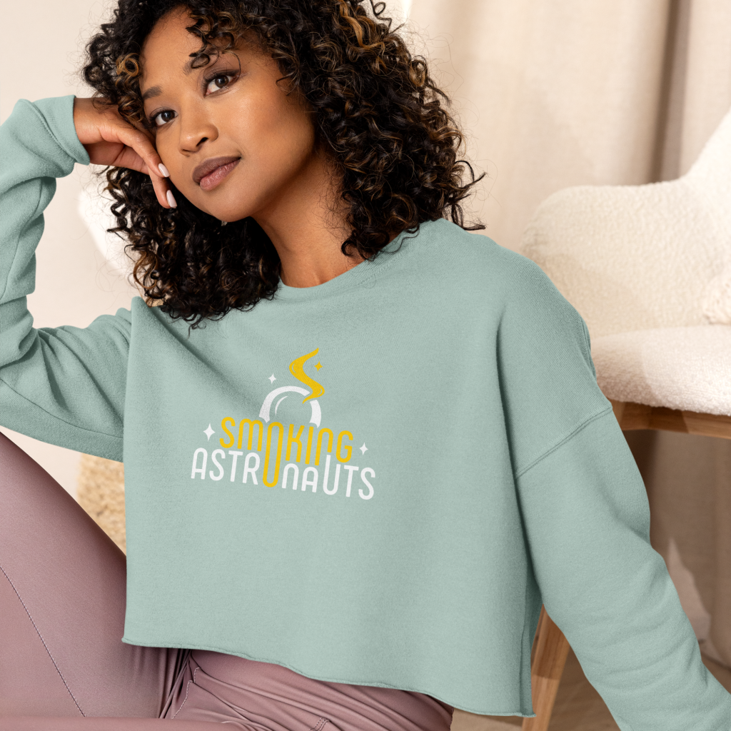 Celestial Comfort Cropped Sweatshirt