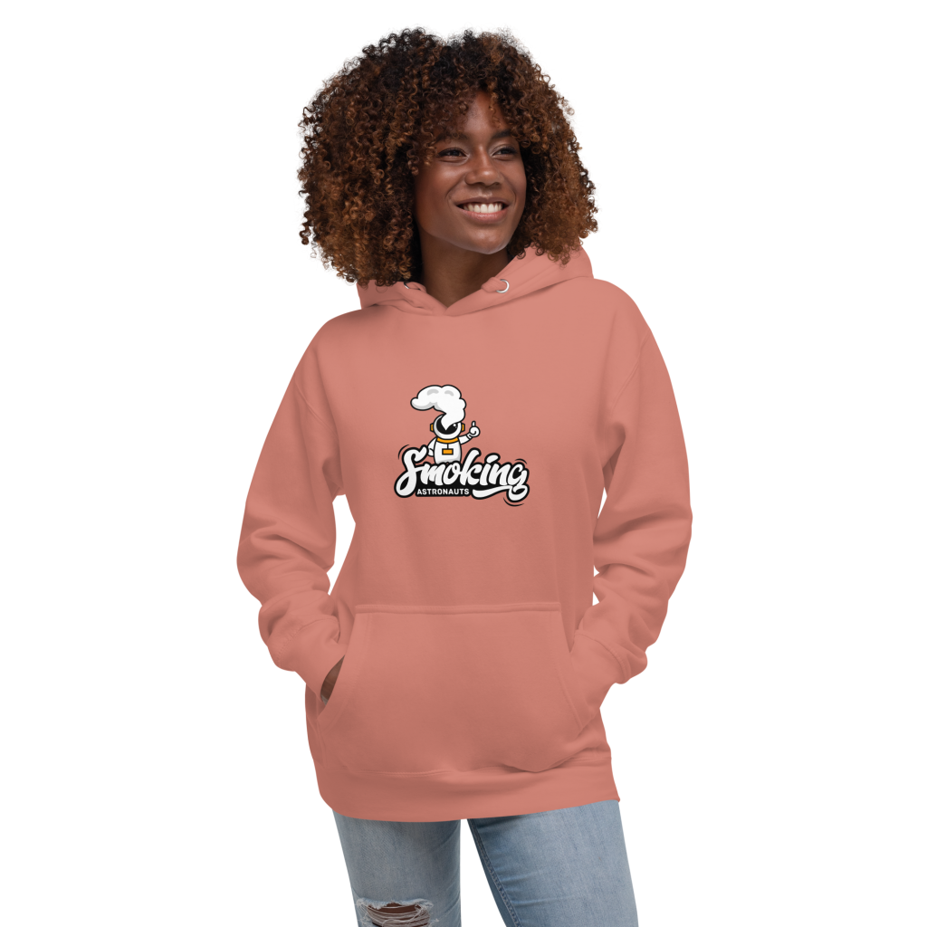 Classic Script Astronaut Premium Hoodie